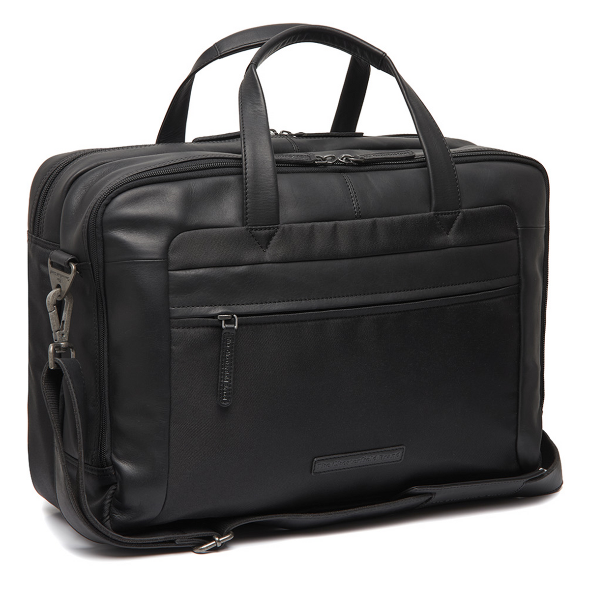The Chesterfield Brand Fusion Nivano Black Business Bag C40.400100