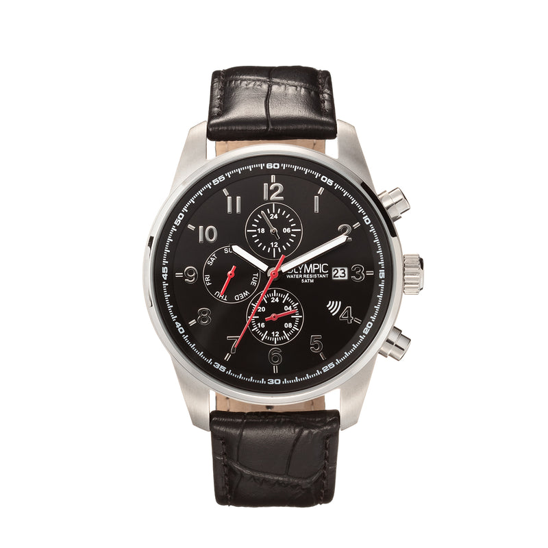 Olympic Black Men's Watch 2002-OL89HSL046-zoom-