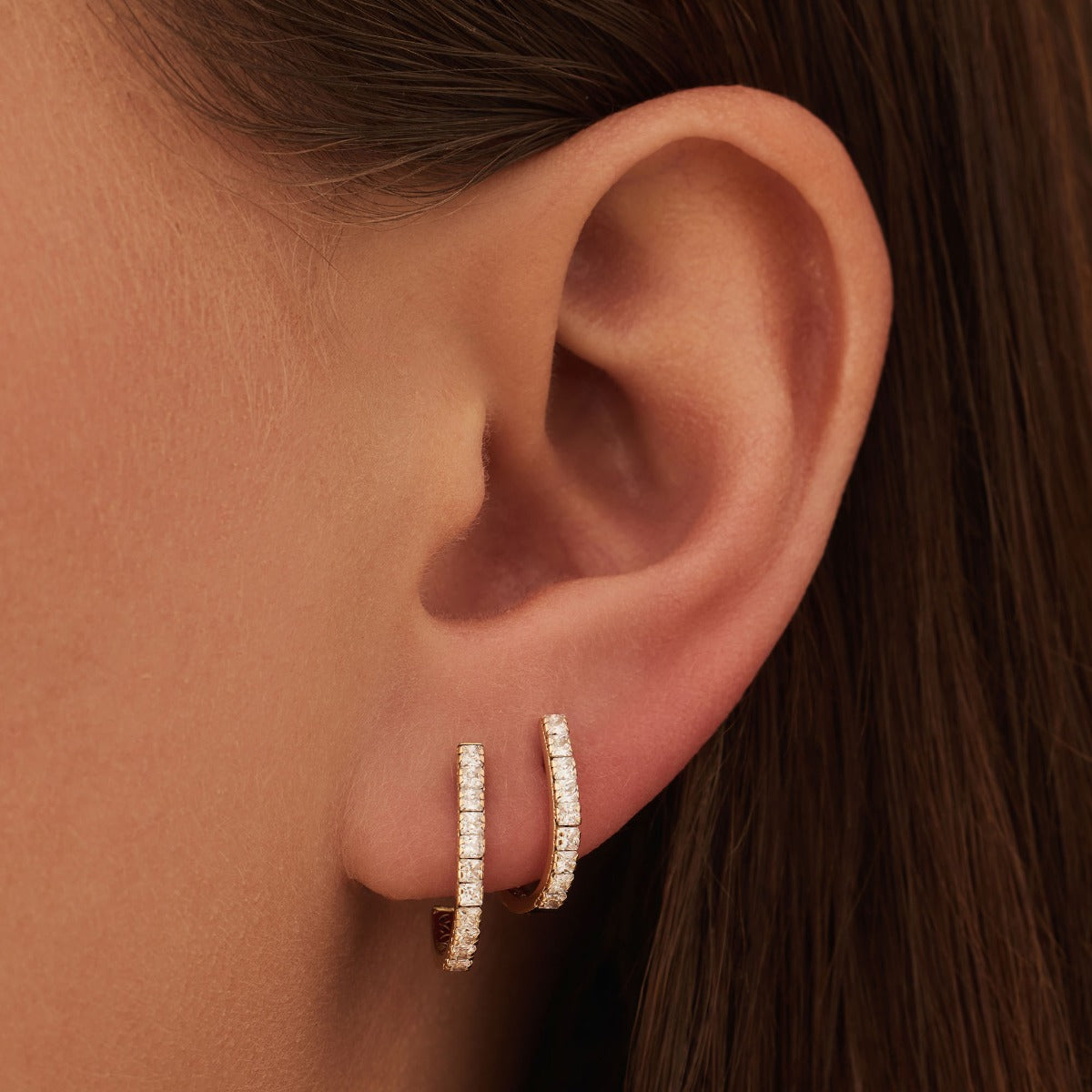 Isabel Bernard Rivoli Alizée 14 Karat Gold Half Hoop Earrings IB360267
