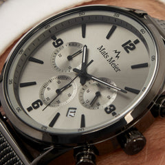 Mats Meier Grand Cornier Chronograph Men's Watch Gun Metal MM00136
