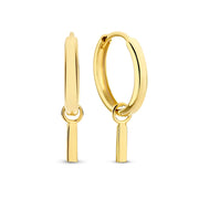 Isabel Bernard Monceau Josephine 14 Karat | Gold Reif-Ohrringe IB360152