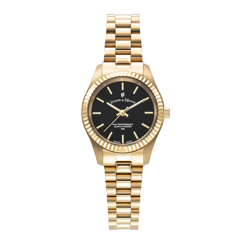 Jacques du Manoir Inspiration Prime Schwarze Damenuhr JWL04007-zoom-