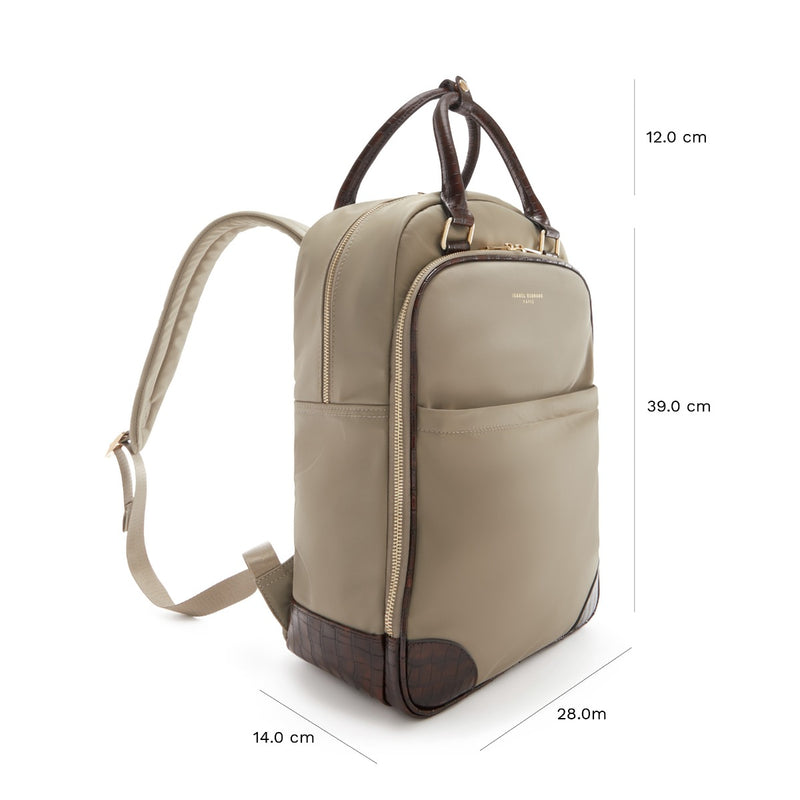 Isabel Bernard Du Louvre Cher Taupe Rucksack IB20004-978-zoom-