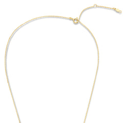 Violet Hamden Venus 925 Sterling Silver Gold-coloured Necklace with Birthstone VH340010-SEP