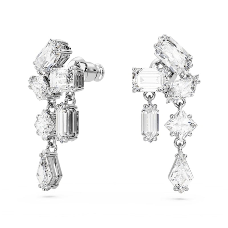 Swarovski Mesmera Silberfarbene Ohrknöpfe 5665825-zoom-