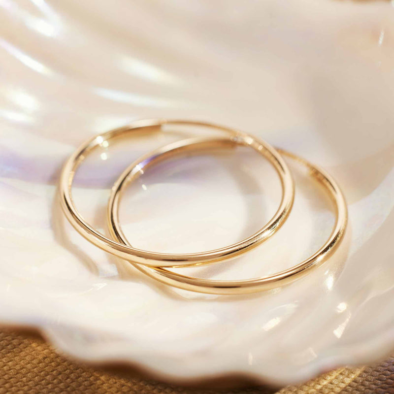 Isabel Bernard Le Marais Cerise 14 Karat | Gold Reif-Ohrringe IB360169-zoom-