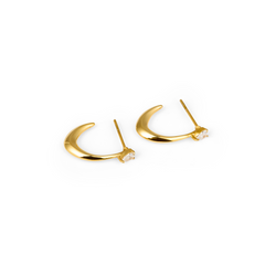 Mockberg Kenza Iris Gold Plated Earrings MB1689
