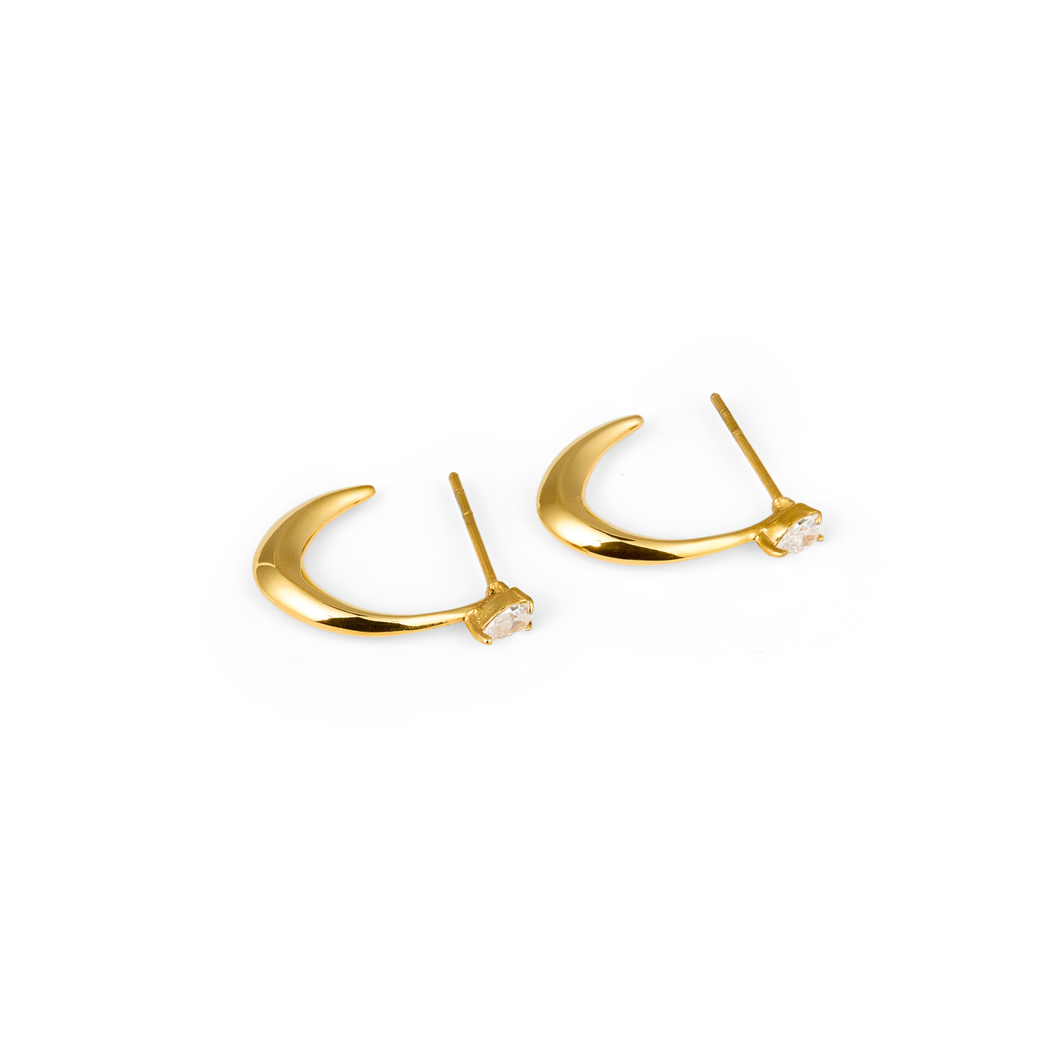 Mockberg Kenza Iris Gold Plated Earrings MB1689