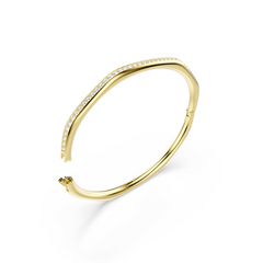Swarovski Dextera Gold Coloured Bangle 5724582
