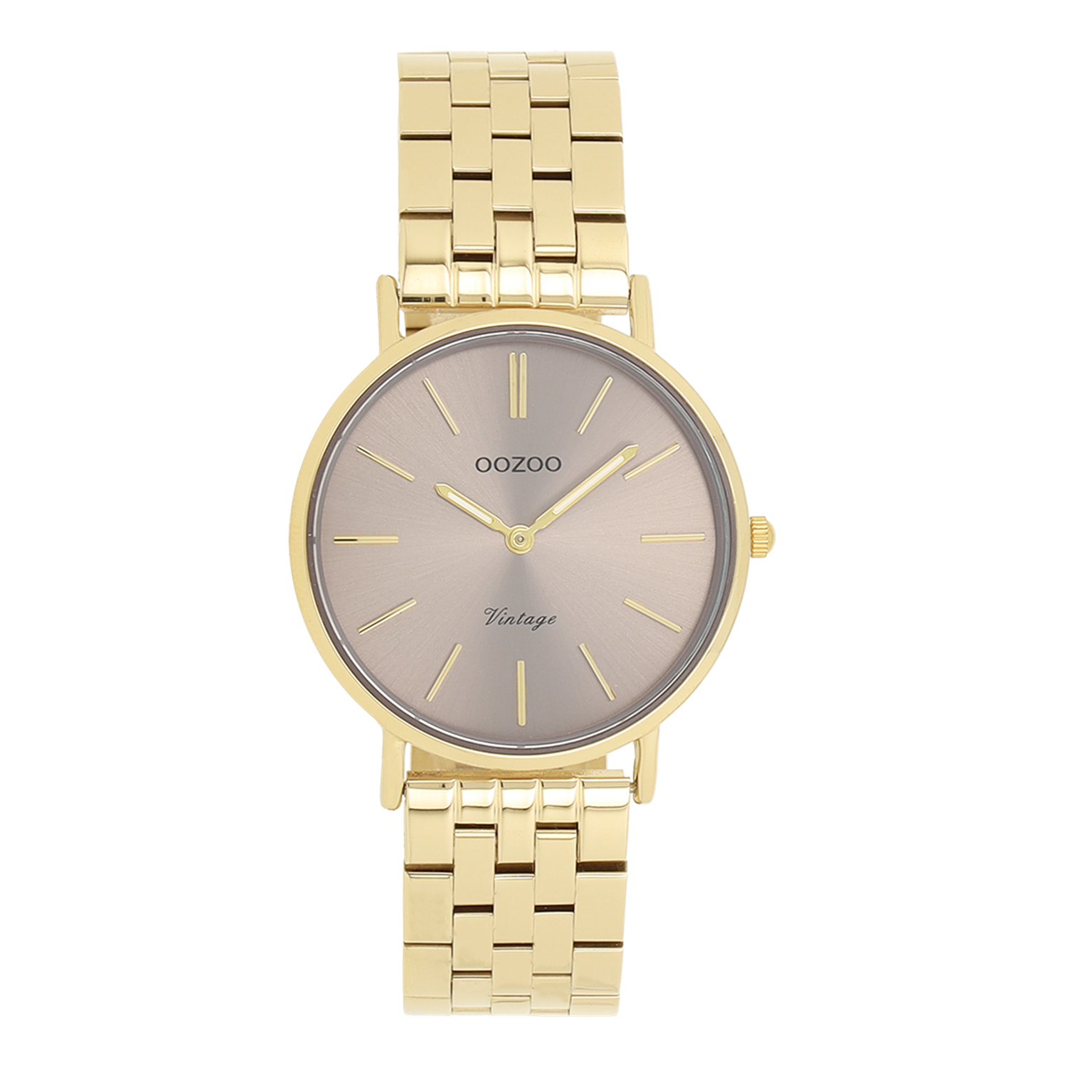 OOZOO Vintage Gold and Taupe Women's Watch C20408