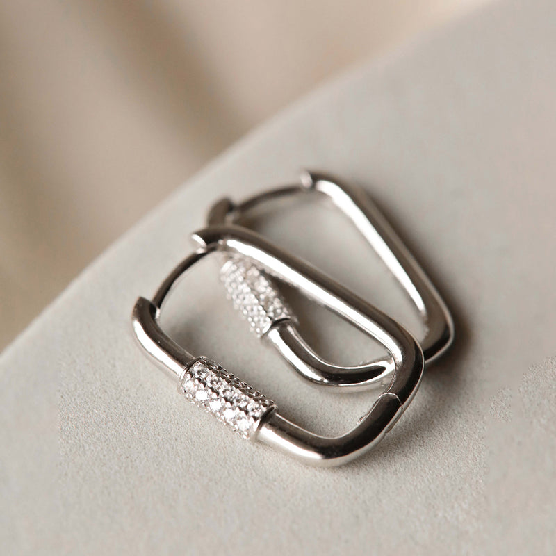 Karma damen Creolen Silber H61S-zoom-