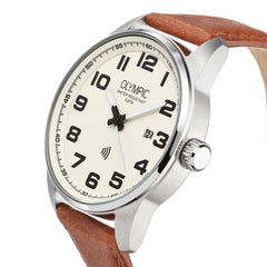 Olympic David Cream Men's Watch 2002-OL89HSL049