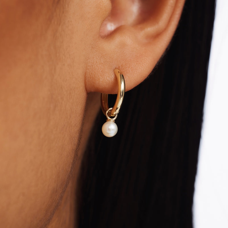 Isabel Bernard Belleville Luna 14 Karat | Gold Reif-Ohrringe IB360158-zoom-