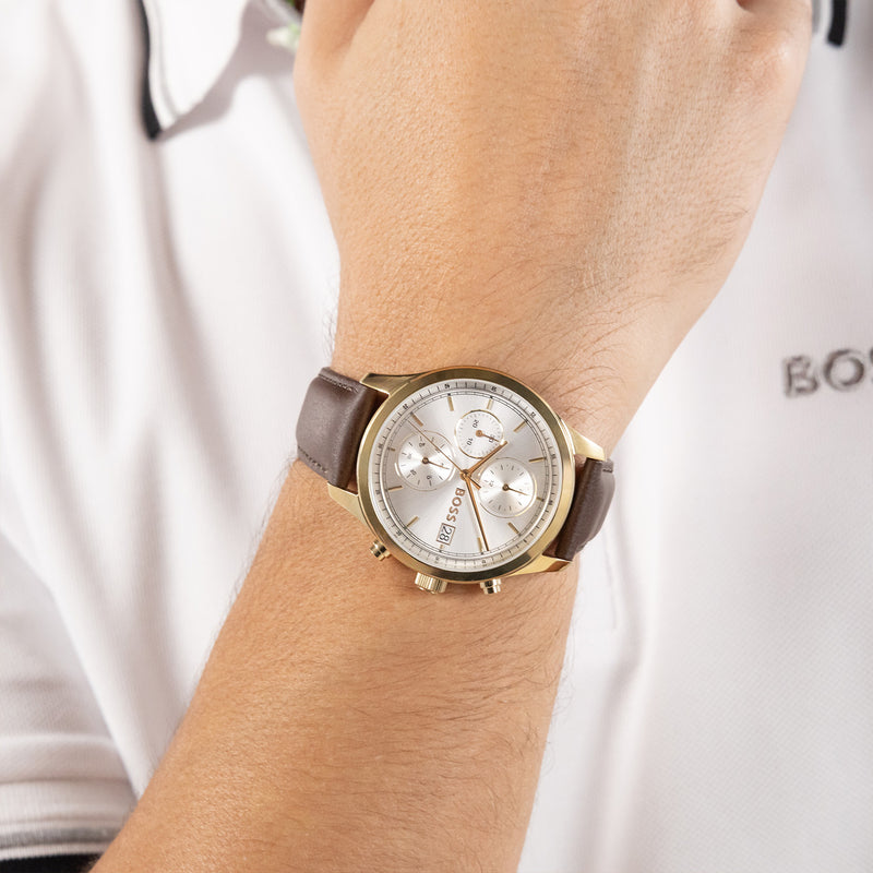 Hugo Boss Chronograph Uhr 41 mm HB1514327-zoom-