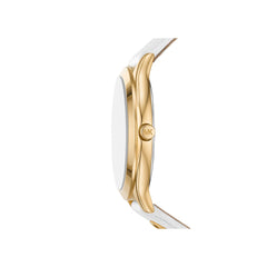 Michael Kors Slim Runway White Watch MK7544