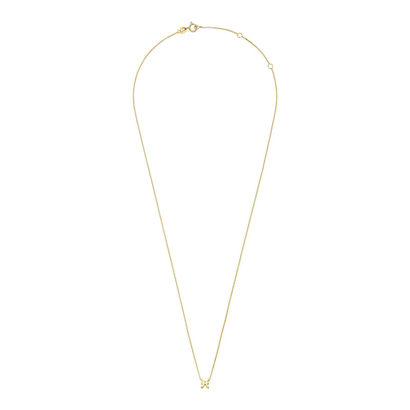 Isabel Bernard Étoiles d’Or Pisces 14 Carat Gold Venetian Necklace With Horoscope IB340189-zoom-