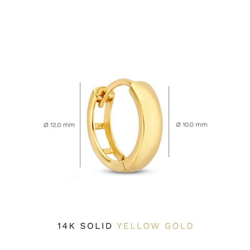 Isabel Bernard Rivoli Morgane 14 Karat | Gold Reif-Ohrringe IB360141-zoom-