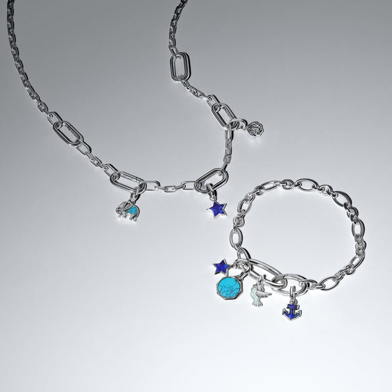 Pandora ME Blue Anker Mini Charm-Anhänger 794610C01-zoom-