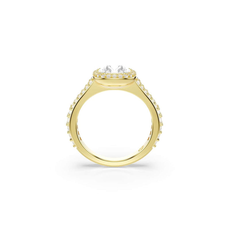 Swarovski Una Angelic Cushion Ring, goldfarben, Artikelnummer 5762630-zoom-