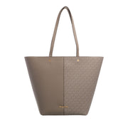 Michael Kors Flora Brown Leather Shopper 2001-A0542953