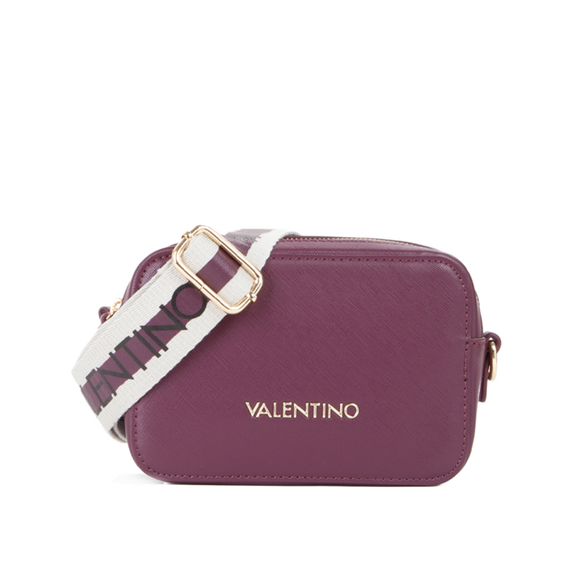 Valentino Bags Zero Re Bordeauxfarbene Umhängetasche VBS7B306PRUGNA-zoom-