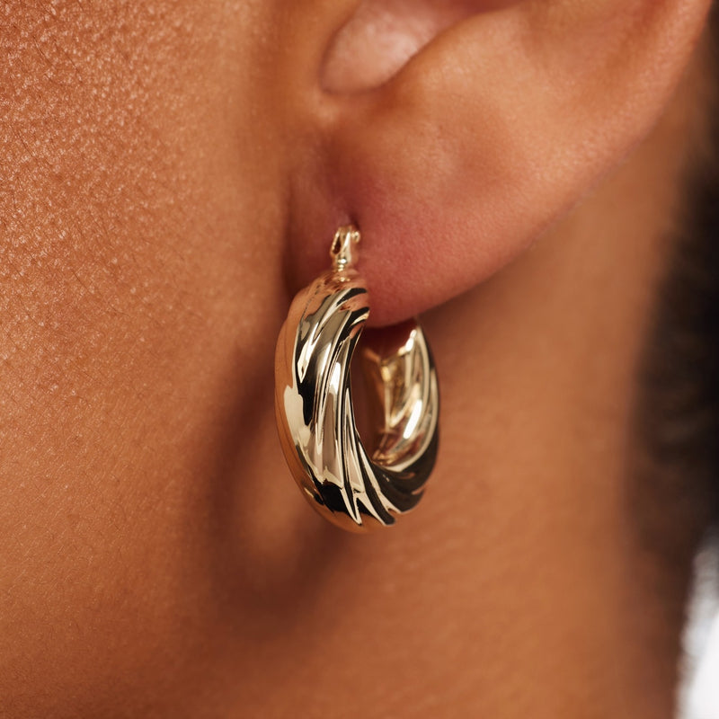 Isabel Bernard Rivoli Belle 14 Karat Gold Ohrringe IB360276-zoom-
