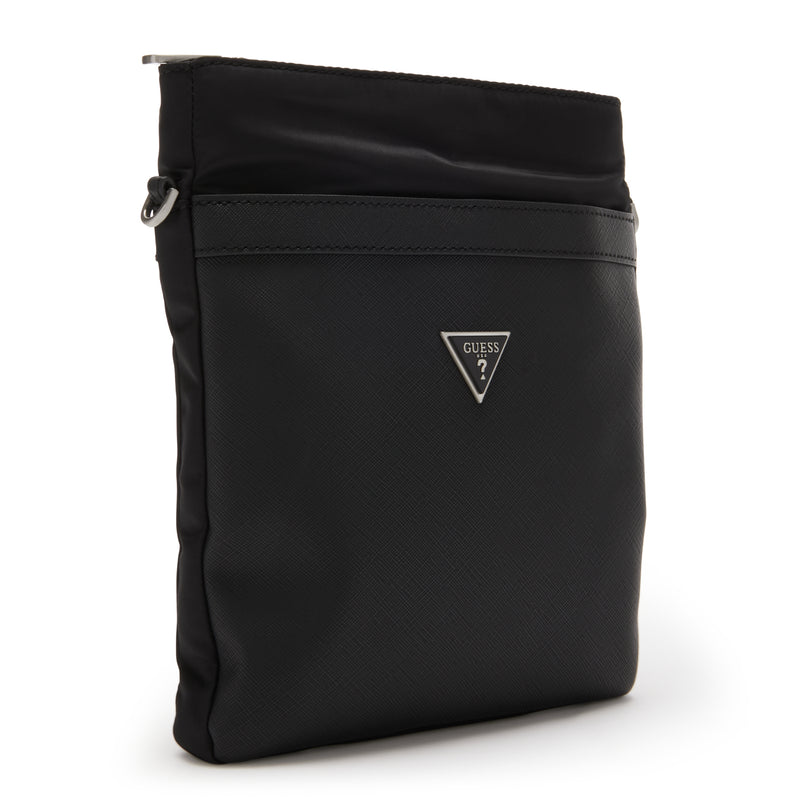 GUESS Certosa herren Umhängetasche Schwarz HMECRN-P3376-BLA-zoom-