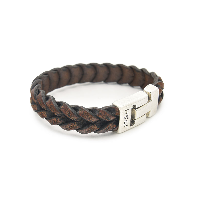 Josh Brown Bracelet 24728-BRA-S/BROWN/M-zoom-