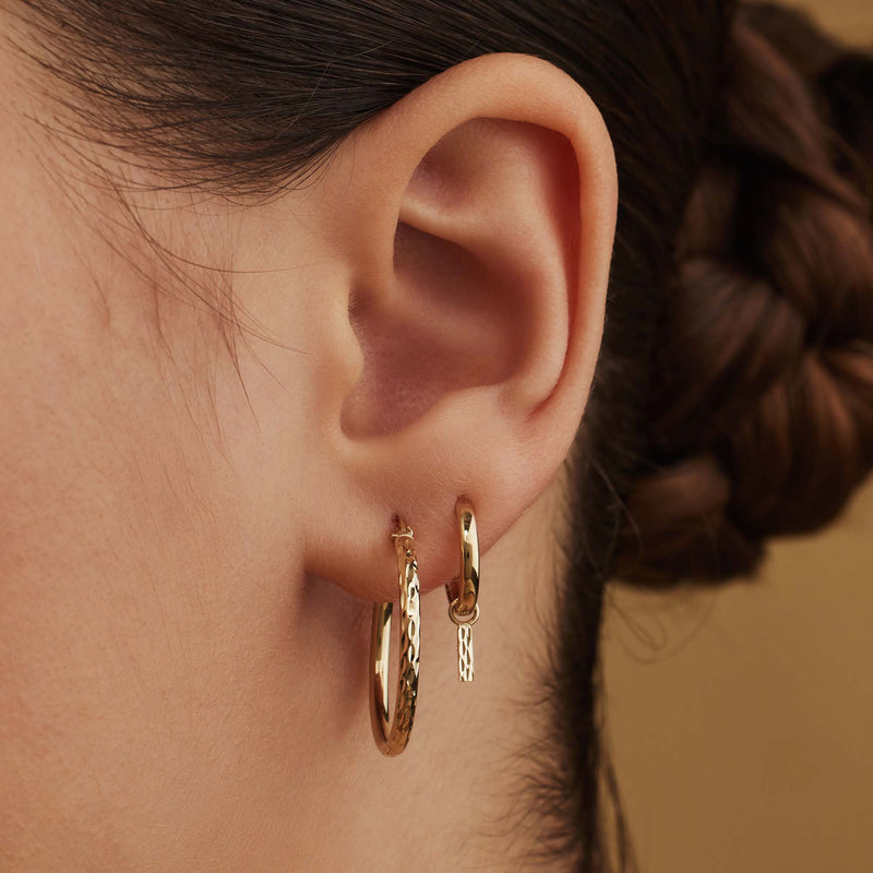 Isabel Bernard Rivoli Laura 14 Karat | Gold Reif-Ohrringe IB360150-zoom-