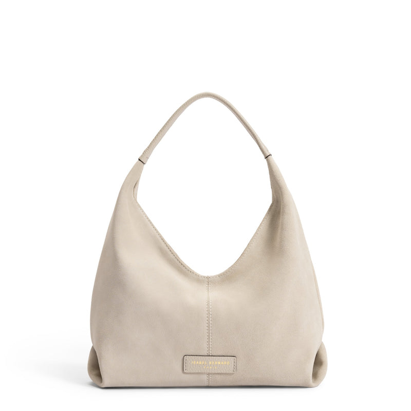 Isabel Bernard Honoré Grace Mini cremefarbene Wildleder-Handtasche IB21132-170-zoom-