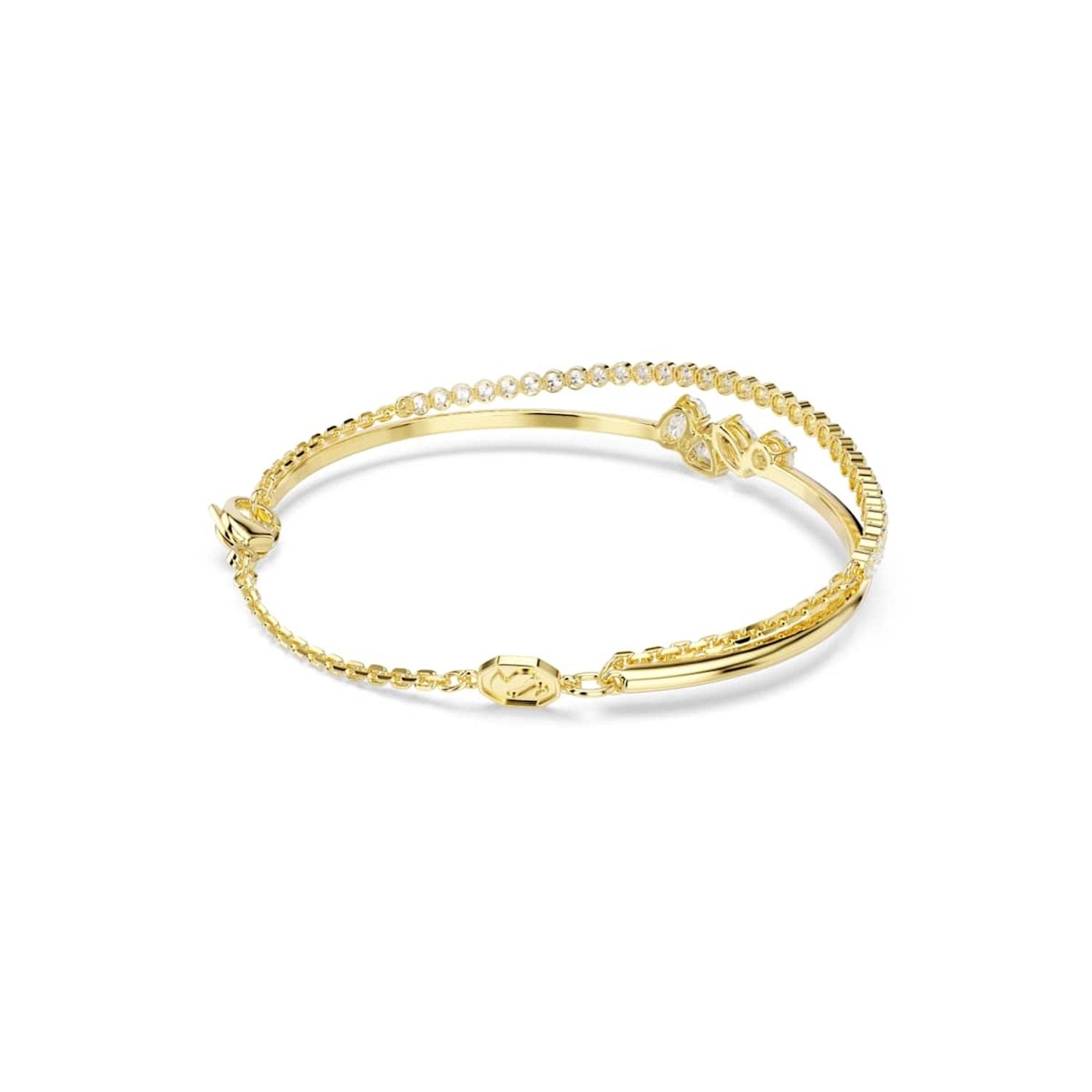 Swarovski Mesmera Attract Gold-Tone Double Bracelet 5747953