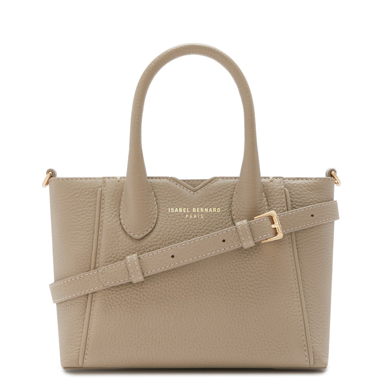 Isabel Bernard Honoré Cloe Mini Kroko Schwarz Kalbsleder Handtasche IB21124-201-zoom-