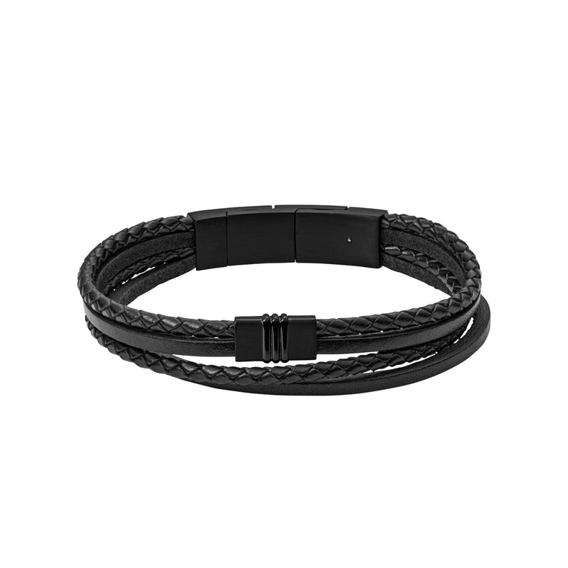 Fossil Vintage Casual herren Armband Schwarz JF03098001-zoom-