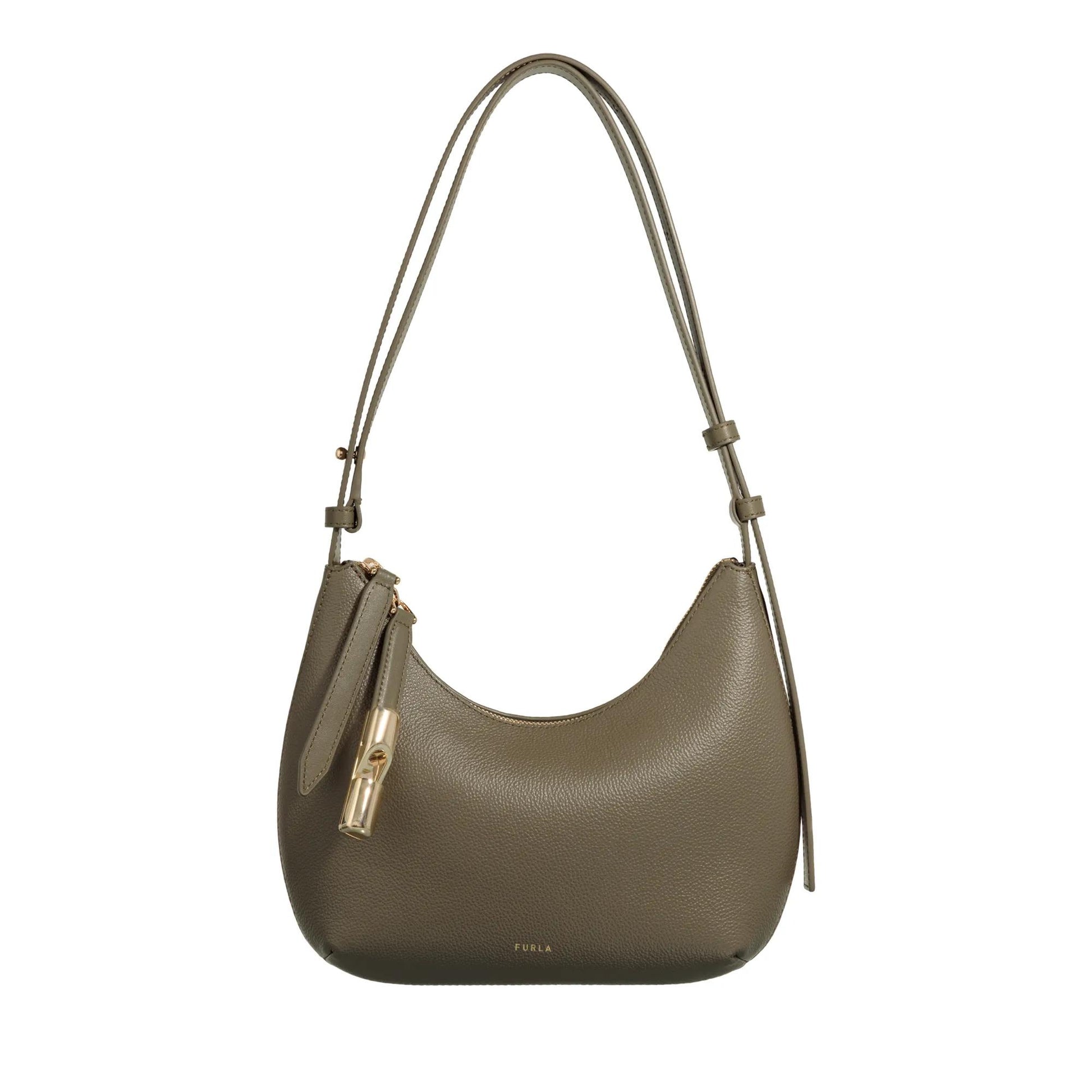 Furla Goccia Green Leather Shoulder bag 2001-A0630148