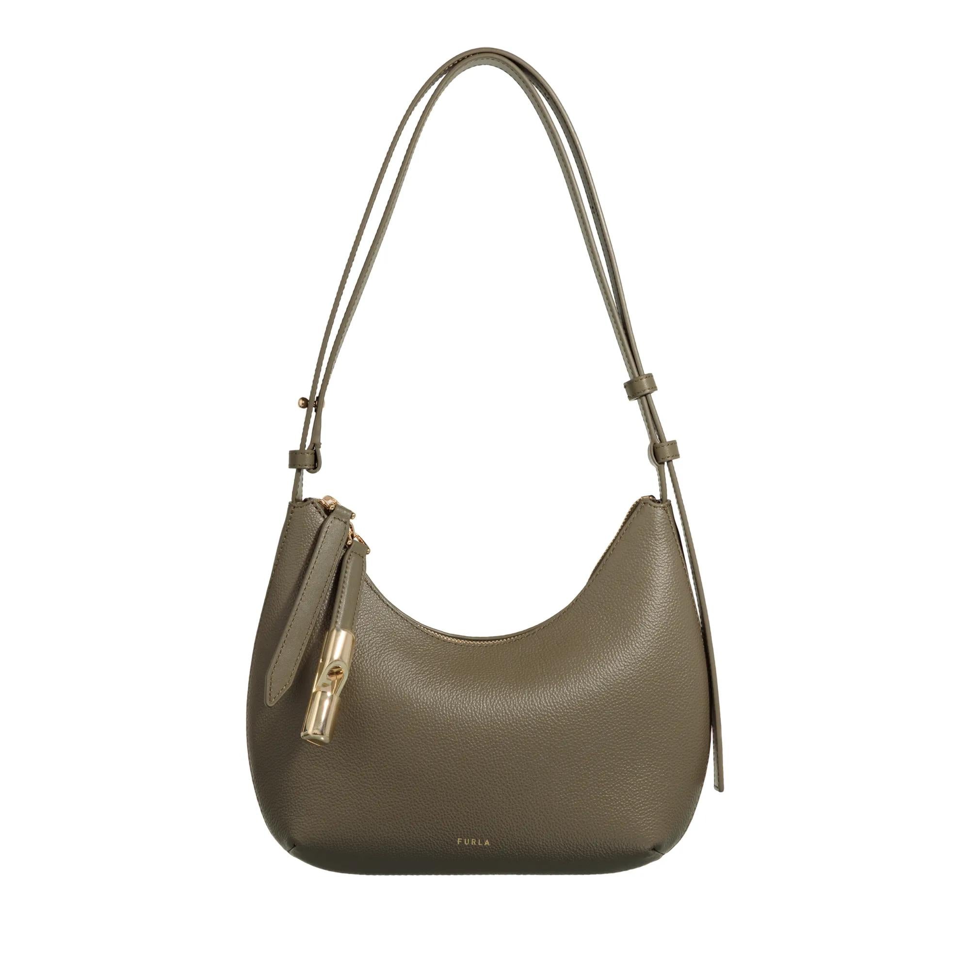 Furla Goccia Green Leather Shoulder bag 2001-A0630148