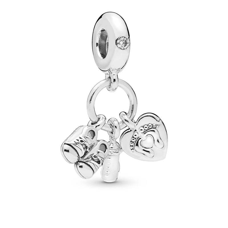 Pandora Moments damen Charm Silber 798106CZ-zoom-