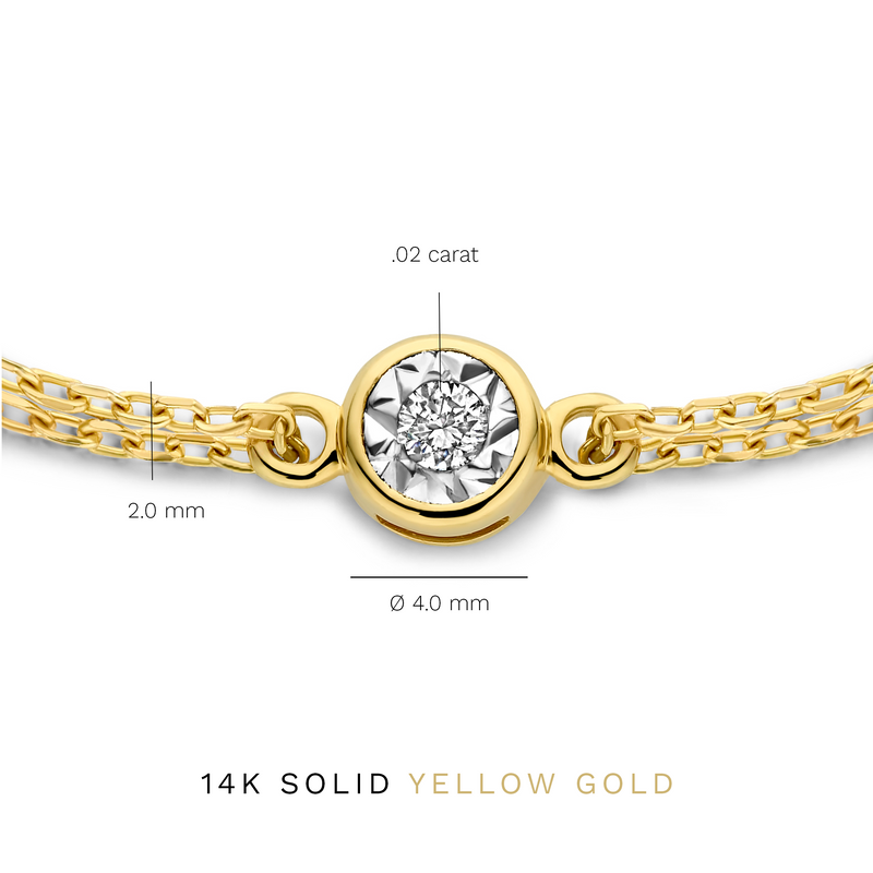 Isabel Bernard De la Paix damen Armband 585 Gold IBD320011-zoom-