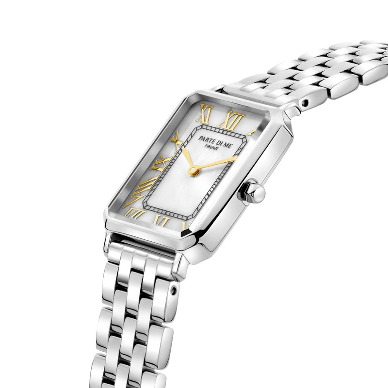 Parte di Me Orologio rectangular ladies watch silver coloured PDM09019-zoom-