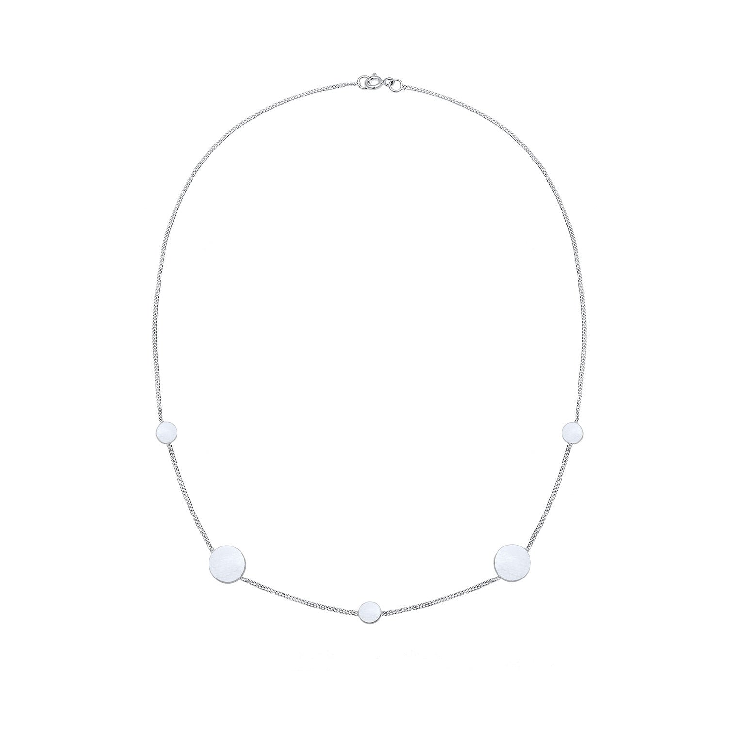 Elli 925 Sterling Silver Link Chain Necklace 2004-BF-0008161-001