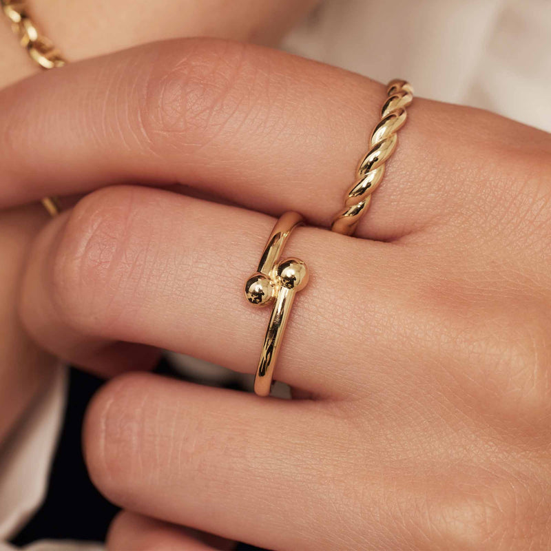 Isabel Bernard Monceau Mirell 14 Karat | Gold Ring IB330101-48-zoom-