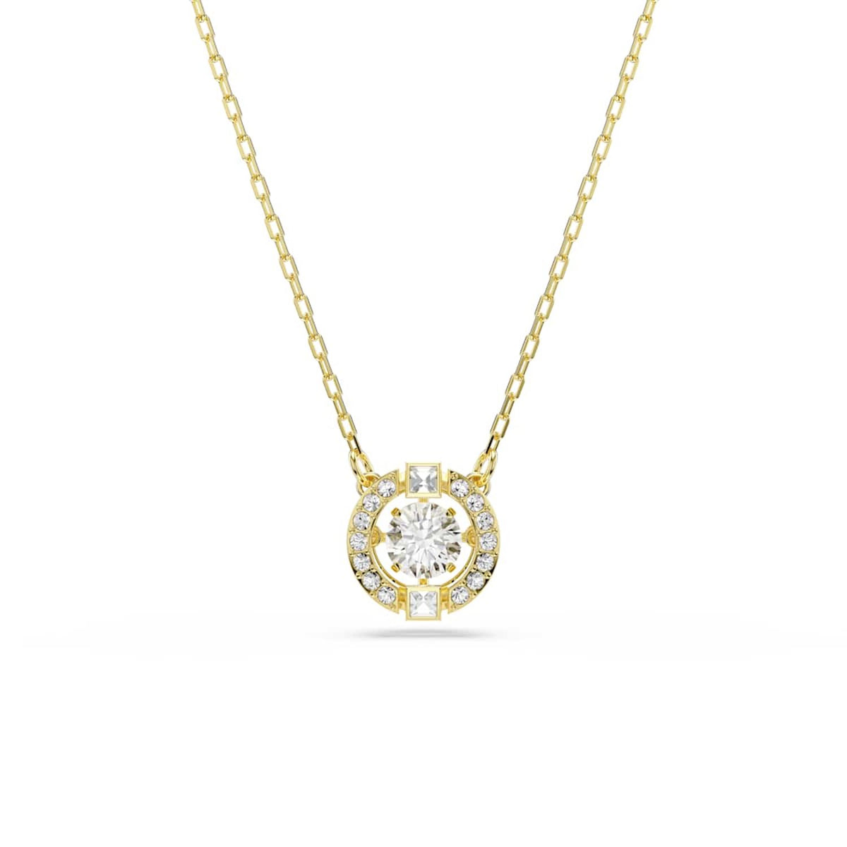 Swarovski Una Sparkling Dc Gold-Tone Necklace 5758061