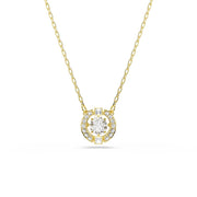 Swarovski Una Sparkling DC Goldfarbene Halskette 5758061