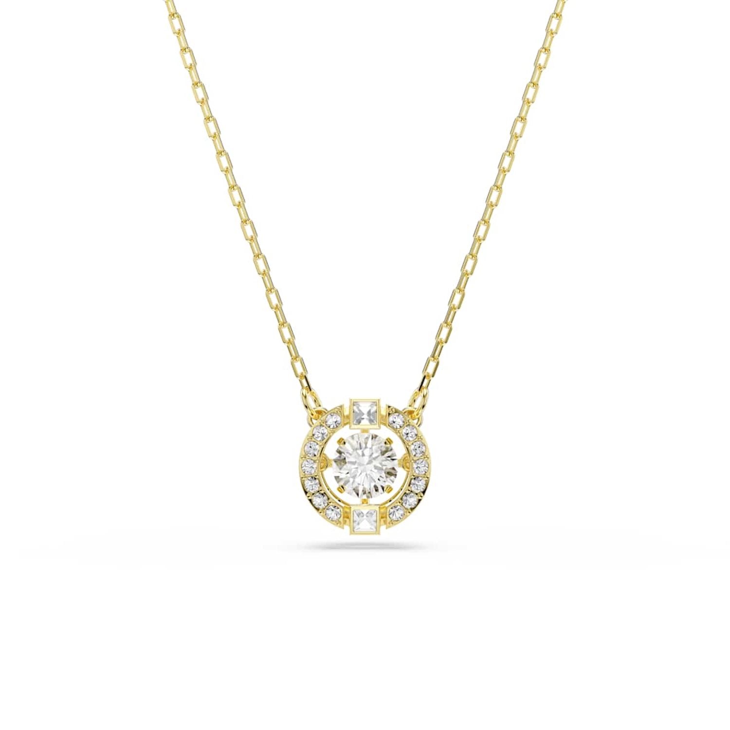 Swarovski Una Sparkling Dc Gold-Tone Necklace 5758061