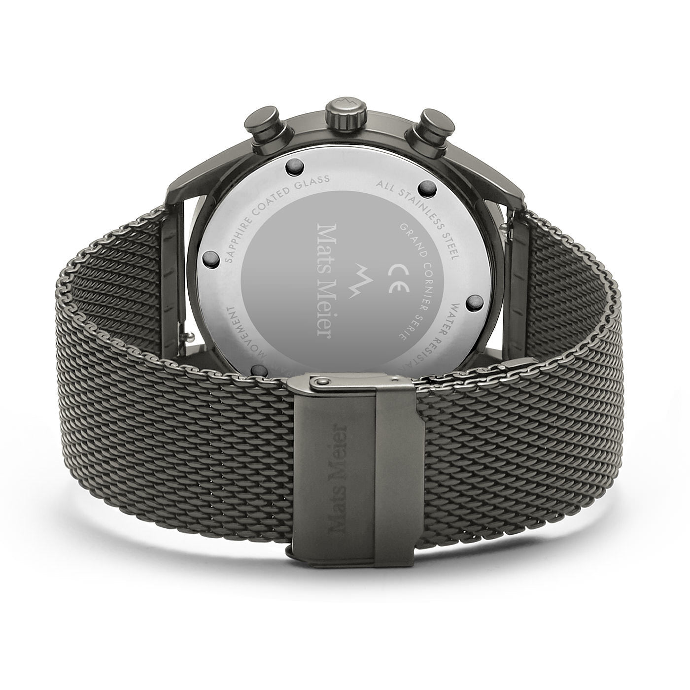 Mats Meier Grand Cornier Chrono Gunmetal Watch MM00125