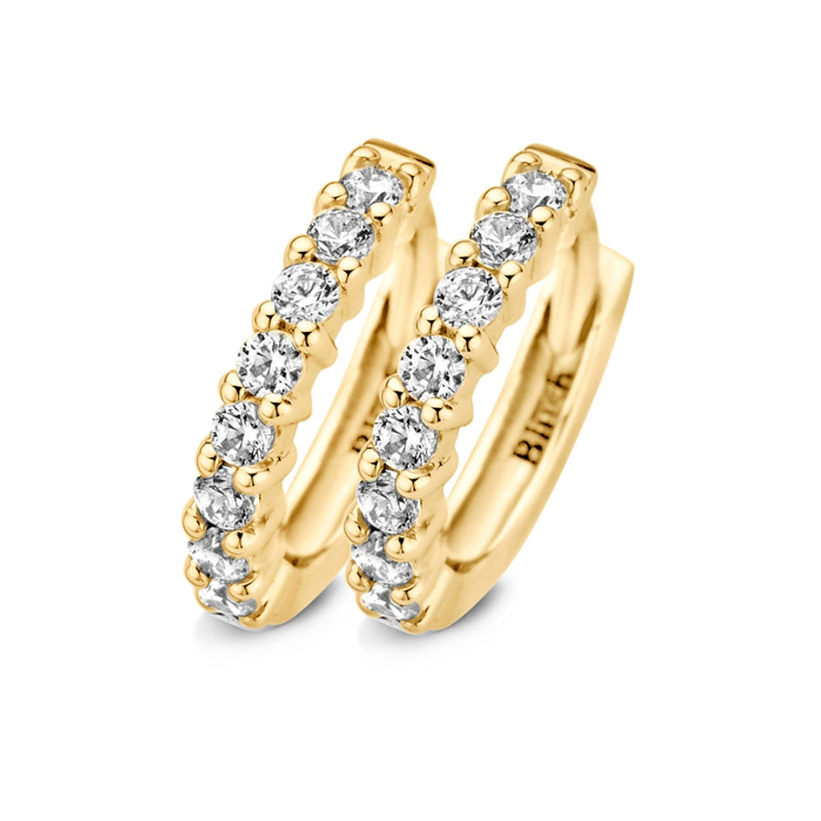 Blush Gold Hoop Earrings 7134YZI