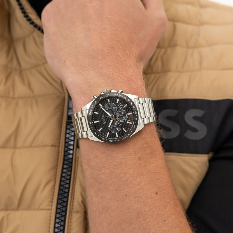 Hugo Boss Strike Chrono Silberne Herrenuhr HB1514290-zoom-