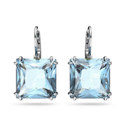 Swarovski Silberfarbene Ohrhänger mit Blaue Kristal 5619472