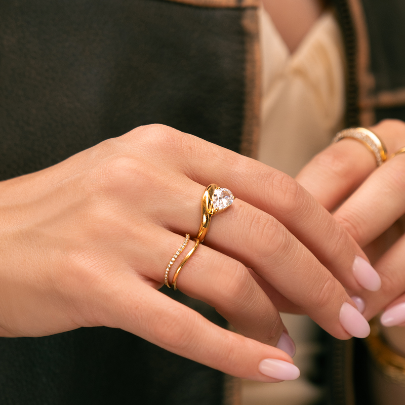 Mockberg Kenza Lys Gold-coloured Ring MB1711-zoom-