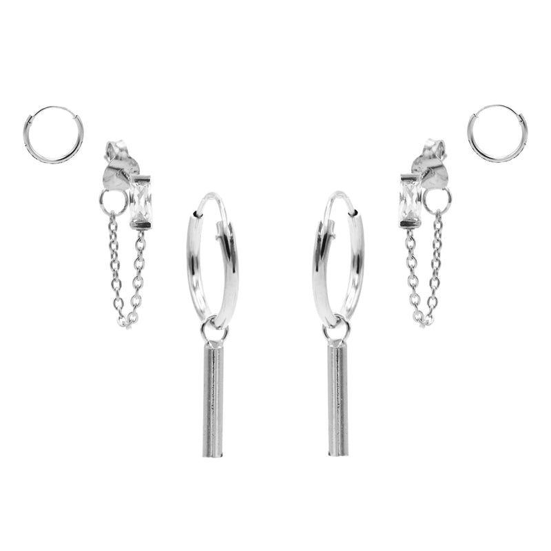 Karma damen Earparty Silber EP005S-zoom-