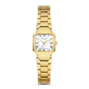 Parte di Me Orologio Square ladies watch gold coloured and mother of pearl